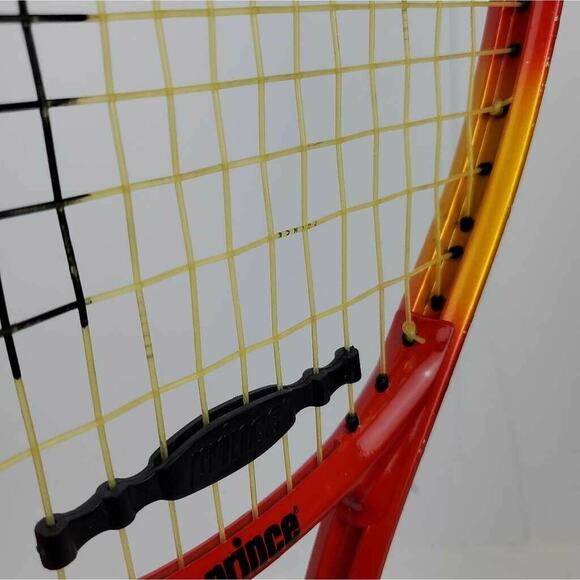 Prince Power Pro Titanium Tennis Racquet Red & Gold Racket With Head Cover - Picture 5 of 10